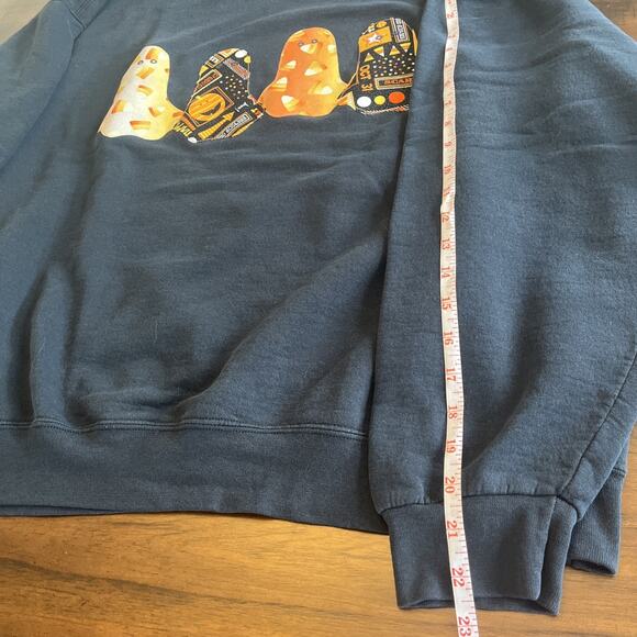 UPCYCLED Halloween Ghost Crewneck Sweatshirt FOTL Brand Fallcore Whimsy Fairy - Picture 6 of 7